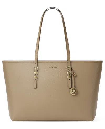 Michael Kors Quinn Large Pebbled Leather Tote Bag In Pattern