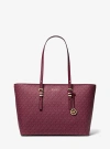 Michael Kors Quinn Medium Signature Logo And Leather Tote Bag