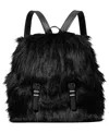 Michael Kors Quinn Small Flap Backpack In Black