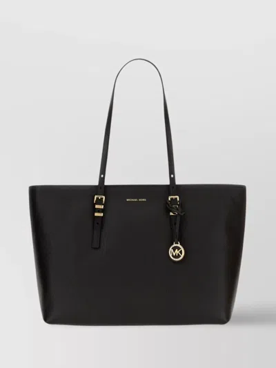 Michael Kors "quinn" Tote Bag Double Handles In Black