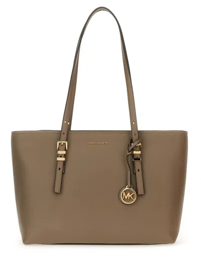 Michael Kors Quinn Tote Bag In Brown