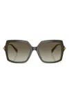 Michael Kors Quogue Sunglasses In Green
