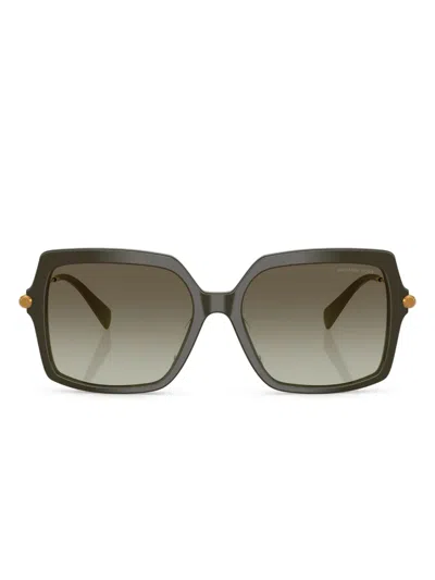 Michael Kors Quogue Sunglasses In Green