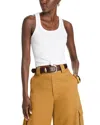 Michael Kors Racerback Tank Top In White