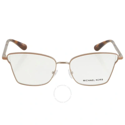 Michael Kors Radda Demo Rectangle Ladies Eyeglasses Mk3063 1213 53 In N/a
