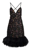 Michael Kors Raffia Fringe Shaker Dress In Black