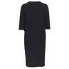 Michael Kors Rayon Spandex Batwing Stretch Casual Dress In Black