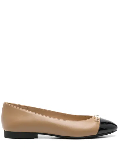 Michael Kors Rebecca Ballet Flats In Neutrals