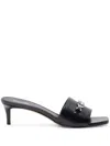 Michael Kors Rebecca Mules In Black