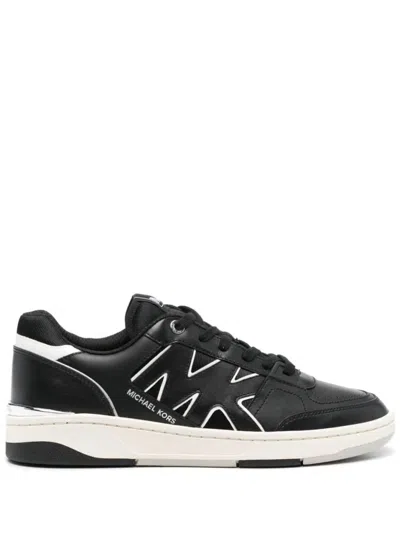 Michael Kors Rebel Lace Up Trainers In Black