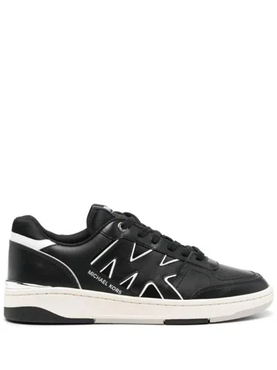 Michael Kors Rebel Lace Up Trainers In Black