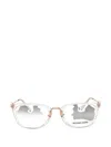 Michael Kors Rectangle-frame Glasses In White