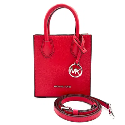 Pre-owned Michael Kors Red Color Leather Shoulder Bag ()
