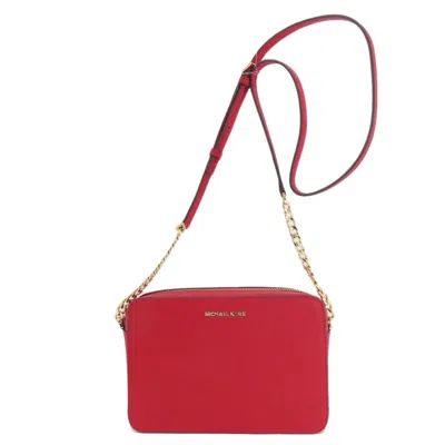 Pre-owned Michael Kors Red Color Leather Shoulder Bag ()