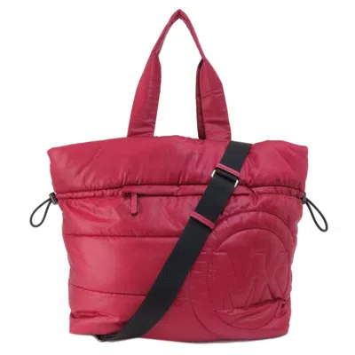 Pre-owned Michael Kors Red Color Nylon Tote Bag ()