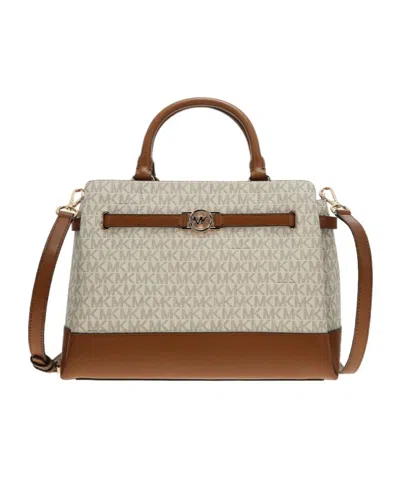 Michael Kors Reed Handbag In Nude