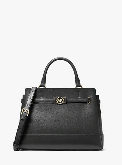 Michael Kors Reed Large Pebbled Leather Satchel