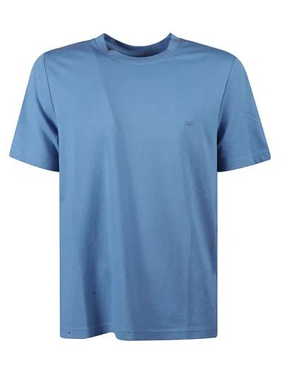 Michael Kors Regular Plain T-shirt In Azzure