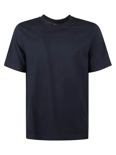 Michael Kors Regular Plain T-shirt In Blue