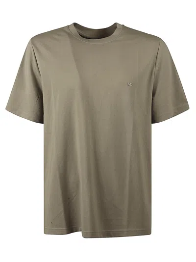 Michael Kors Regular Plain T-shirt In Salvia