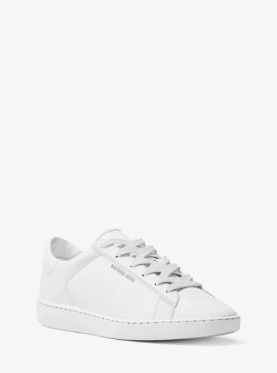 Michael Kors Reign Leather Sneaker In White