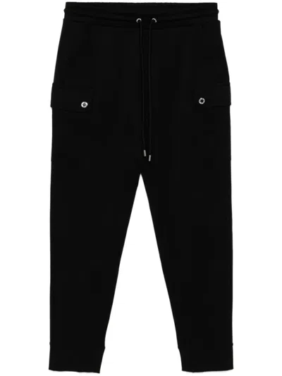 Michael Kors Relaxed Fit Tapered Leg Joggers In Black