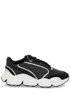 Michael Kors Modern Sneakers With Chunky Sole And Contrast Panels In Black