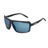 Michael Kors Black Resin Sunglasses In Blue