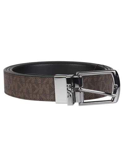 Michael Kors Reversible Belt In Brown/black