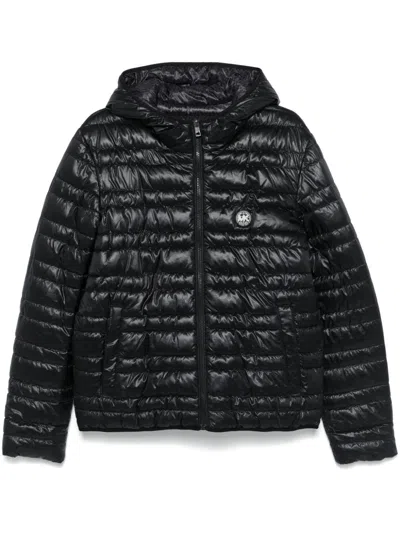 Michael Kors Reversible Puffer Jacket In Black
