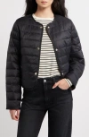 Michael Kors Reversible Quilted Jacket In Black