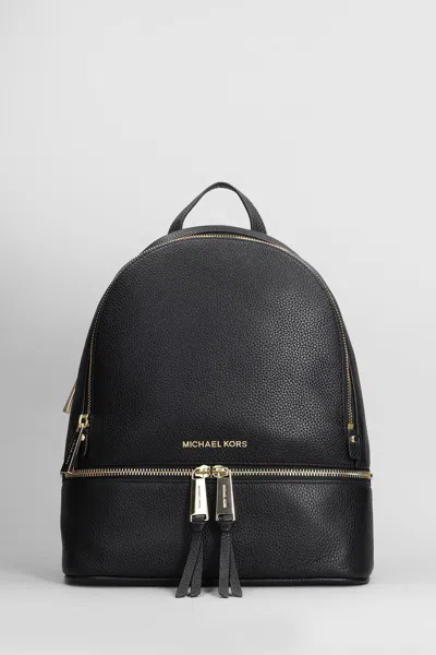 Michael Kors Rhea Backpack In Black