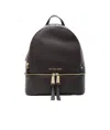 Michael Kors Medium Rhea Backpack In Black