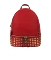 Michael Kors Rhea Large Backpack In Red