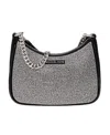 Michael Kors Rhinestone-embellished Leather Bag In Black