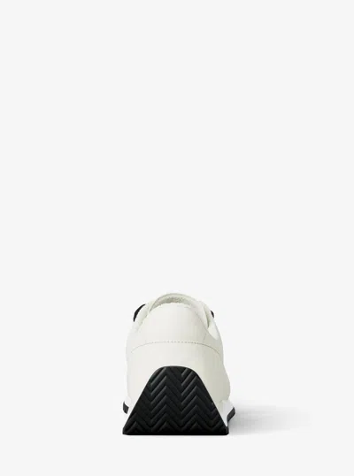 Michael Kors Rhodes Floral Embellished Trainer In White