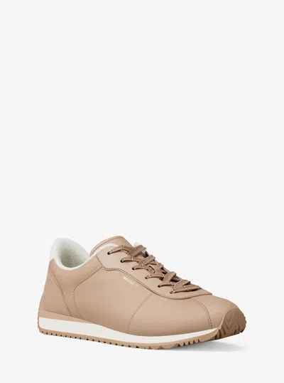Michael Kors Rhodes Nylon Trainer In Neutral