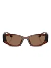 Michael Kors Woman Sunglass Mk2243u Rhodes In Brown