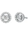 Michael Kors Rhodium-plated Sterling Silver Stud Earrings In Metallic