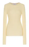 Michael Kors Ribbed-knit Cashmere Sweater In Neutral