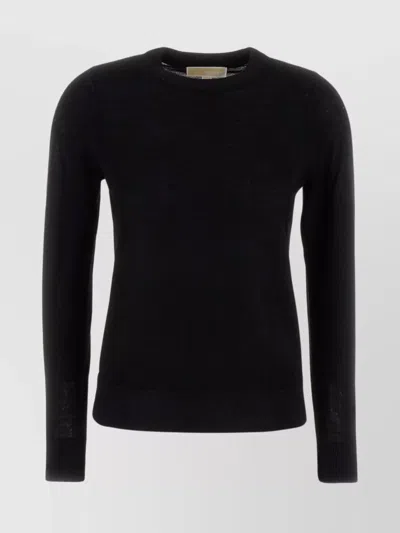 MICHAEL KORS RIBBED KNIT SWEATER IN STRETCH WOOL BLEND