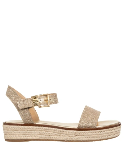 Michael Kors Richie Sandals In Gold