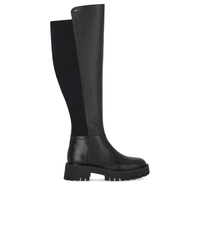 Michael Kors Ridley Black High Boot In Multi