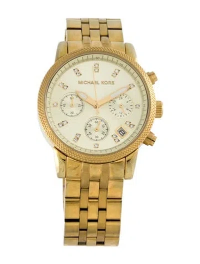 Pre-owned Michael Kors Ritz Watch, 36mm In Multi