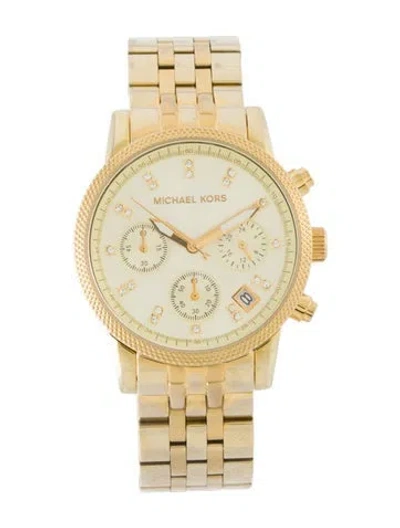 Pre-owned Michael Kors Ritz Watch, 37mm In Multi