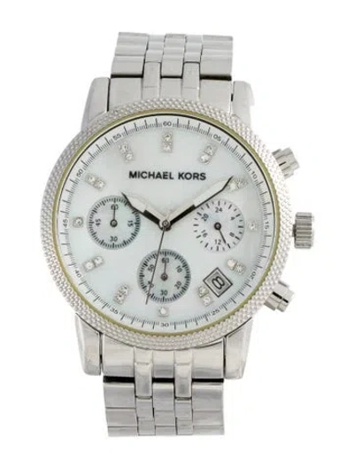 Pre-owned Michael Kors Ritz Watch, 37mm In Multi