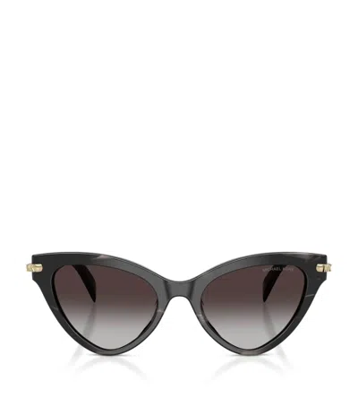 Michael Kors Roanoke Cat Eye Sunglasses In Black