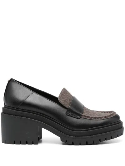 Michael Kors Rocco Heeled Loafer In Black
