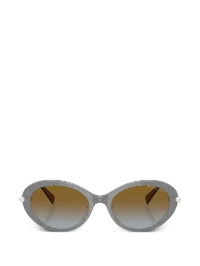 Michael Kors Rockaway Oval-frame Sunglasses In Neutral