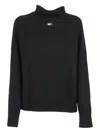 Michael Kors Solid Tnk Easy Sweater In Black